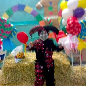 He only wore for an hour and Halloween is here